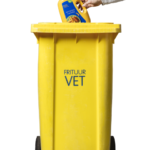 Frituurvet inlever container